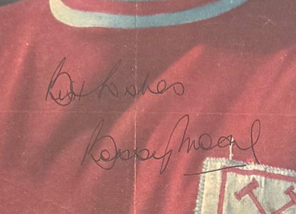 Bobby Moore, England 1966 Legend, Guaranteed Hand Signed Magazine Photo & AFTAL COA