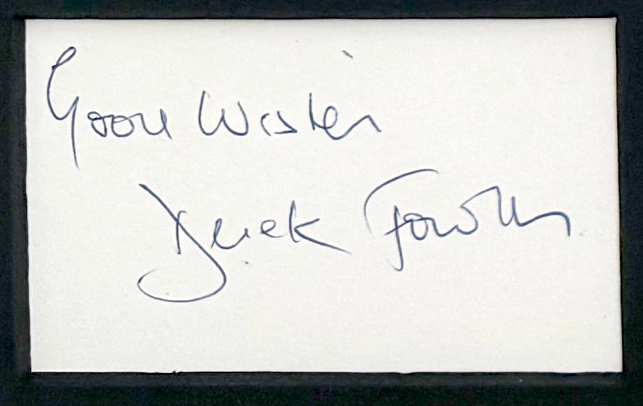 Yes Minister, Full Cast Hand Signed Card Presentation & UACC COA