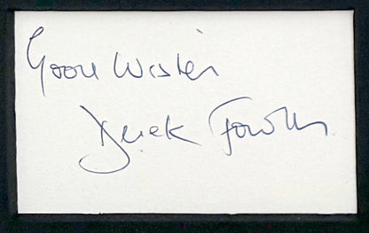 Yes Minister, Full Cast Hand Signed Card Presentation & UACC COA