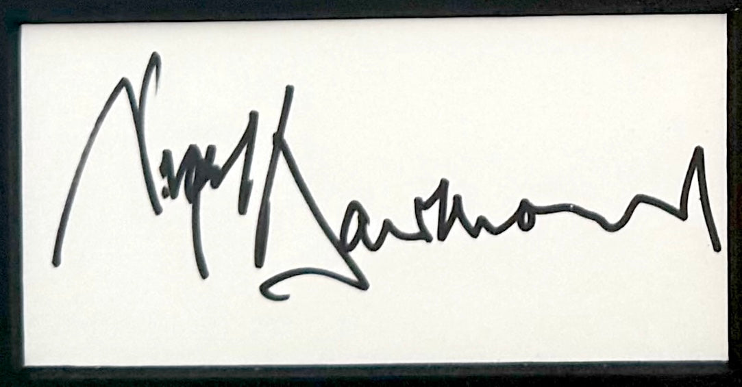 Yes Minister, Full Cast Hand Signed Card Presentation & UACC COA