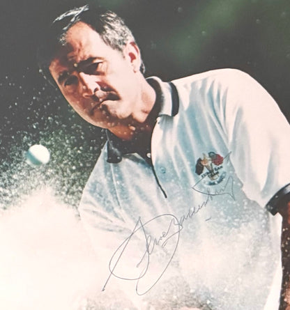 Seve Ballesteros, Golf Legend, Hand Signed Photo, 25cm x 20cm Framed & COA