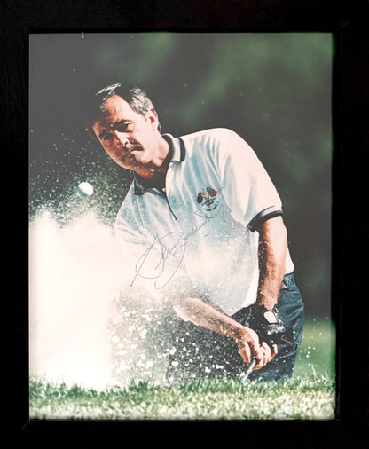 Seve Ballesteros, Golf Legend, Hand Signed Photo, 25cm x 20cm Framed & COA