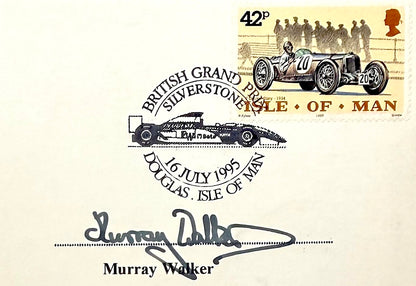 Murray Walker, F1 Legend, Hand Signed Limited Edition (102/120) FDC & AFTAL COA