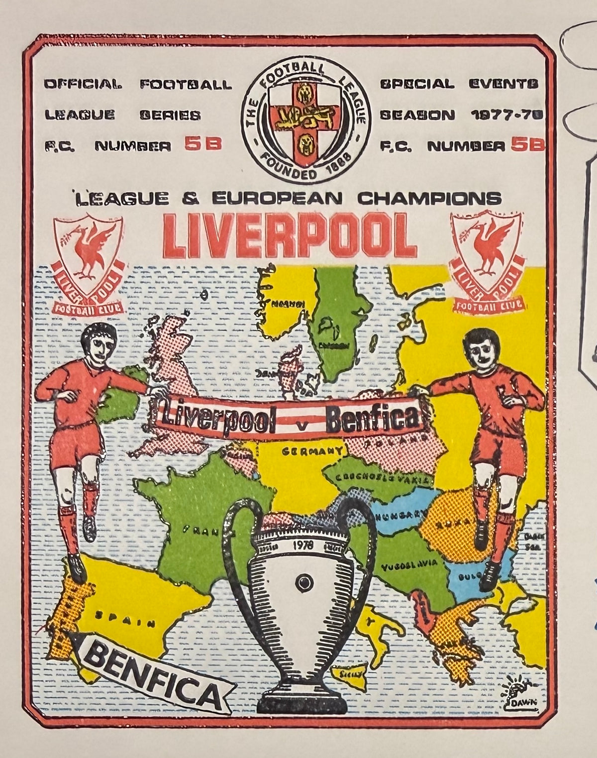 David Fairclough, Liverpool FC Legend, Hand Signed First Day Cover, FDC
