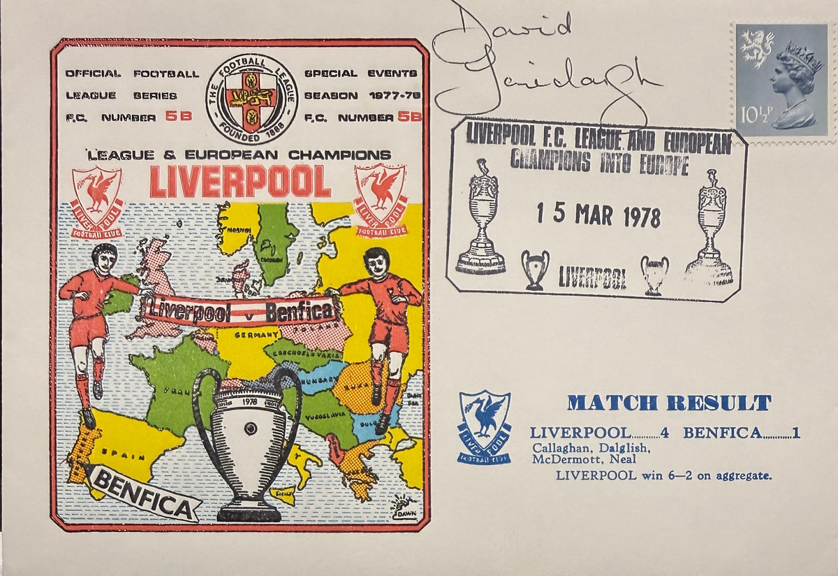 David Fairclough, Liverpool FC Legend, Hand Signed First Day Cover, FDC