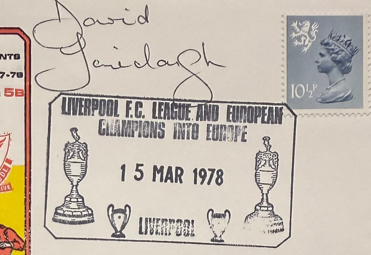 David Fairclough, Liverpool FC Legend, Hand Signed First Day Cover, FDC