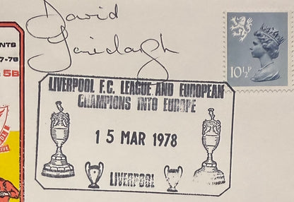 David Fairclough, Liverpool FC Legend, Hand Signed First Day Cover, FDC