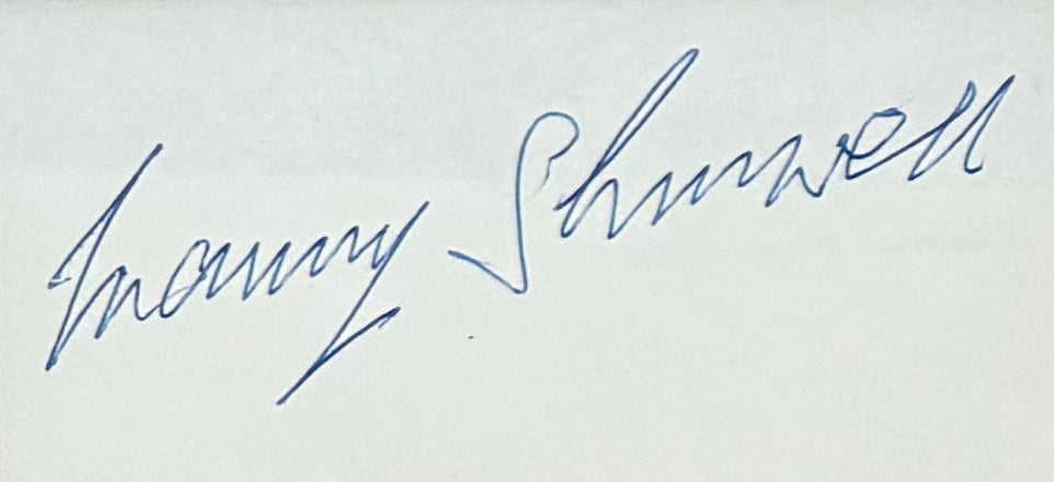 Manny Shinwell, Labour Politician, Hand Signed Card, With Photo Presentation & COA
