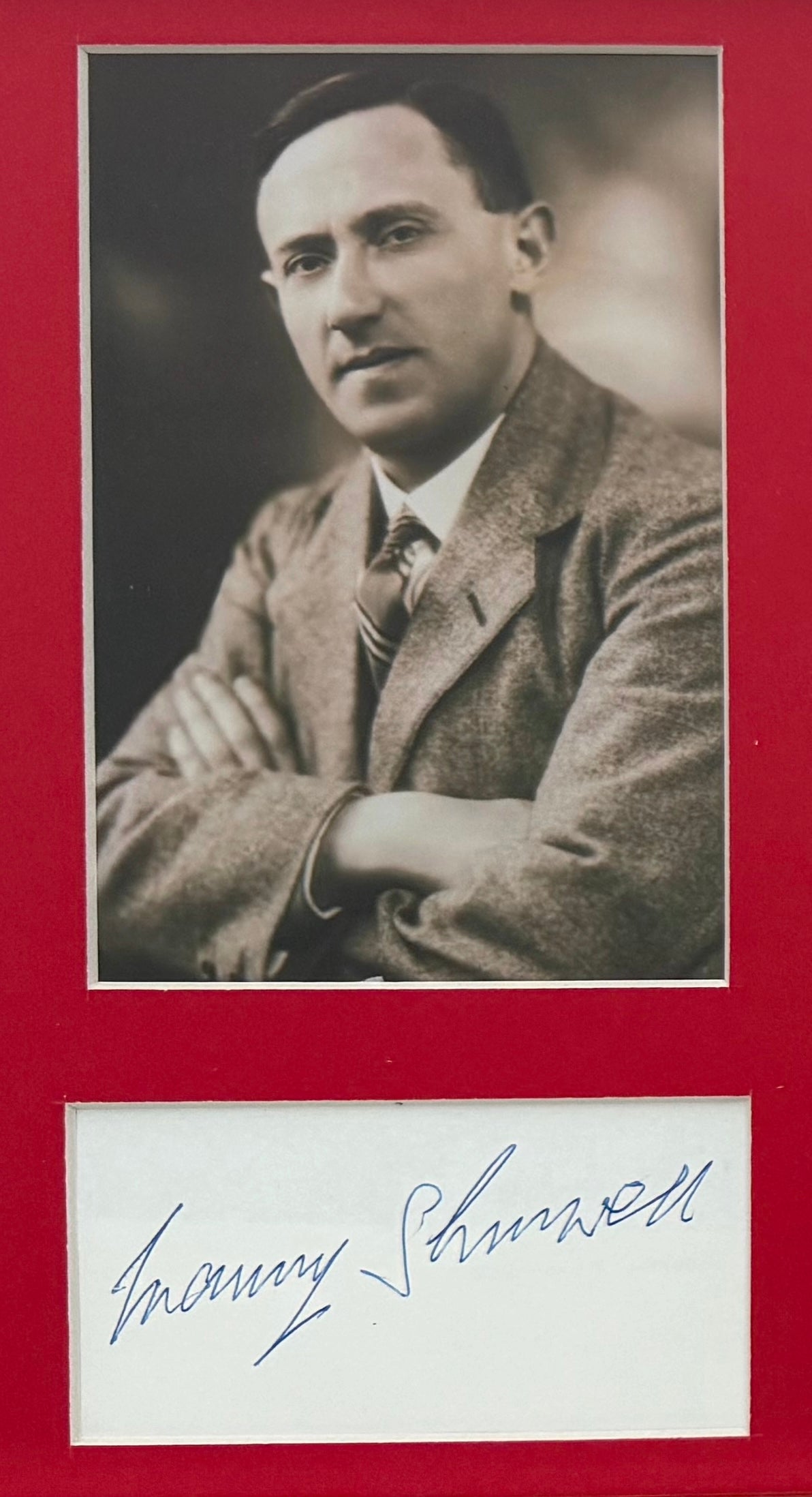 Manny Shinwell, Labour Politician, Hand Signed Card, With Photo Presentation & COA