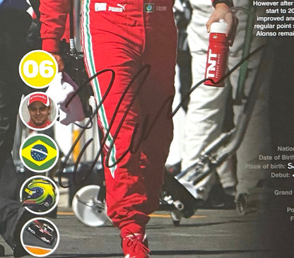 Felipe Massa, Williams, Ferrari - Hand Signed Framed Magazine Page & COA