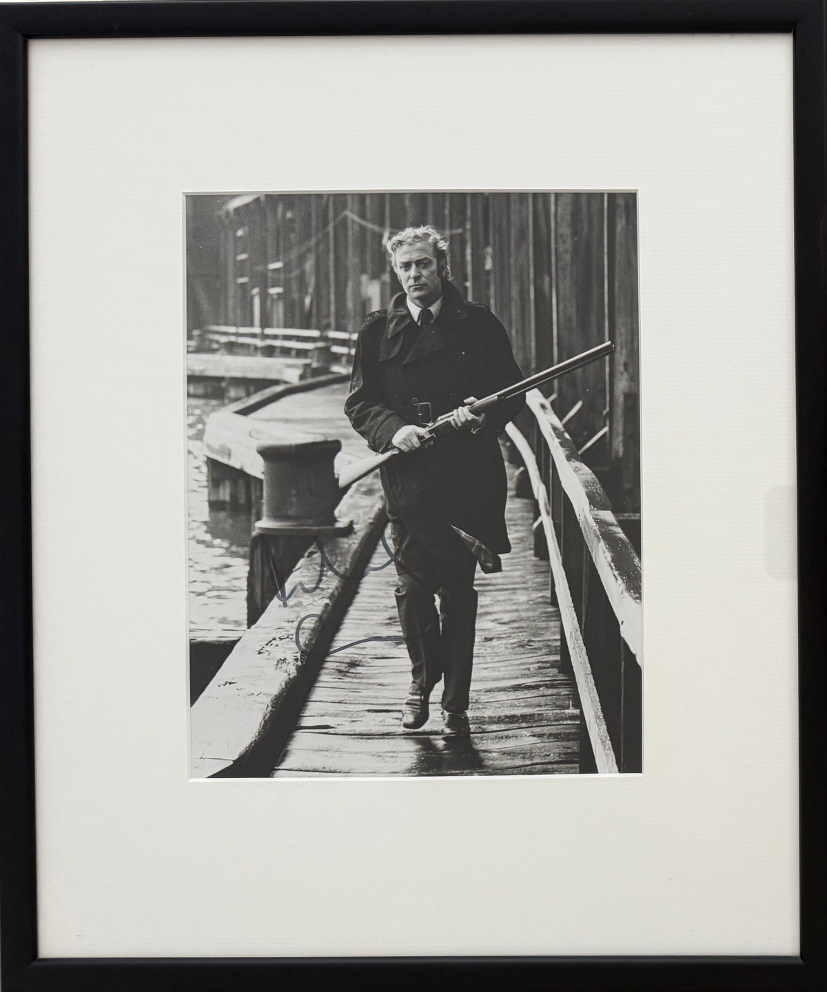 Michael Caine Guaranteed Hand Signed 'Get Carter' Film Photo With COA