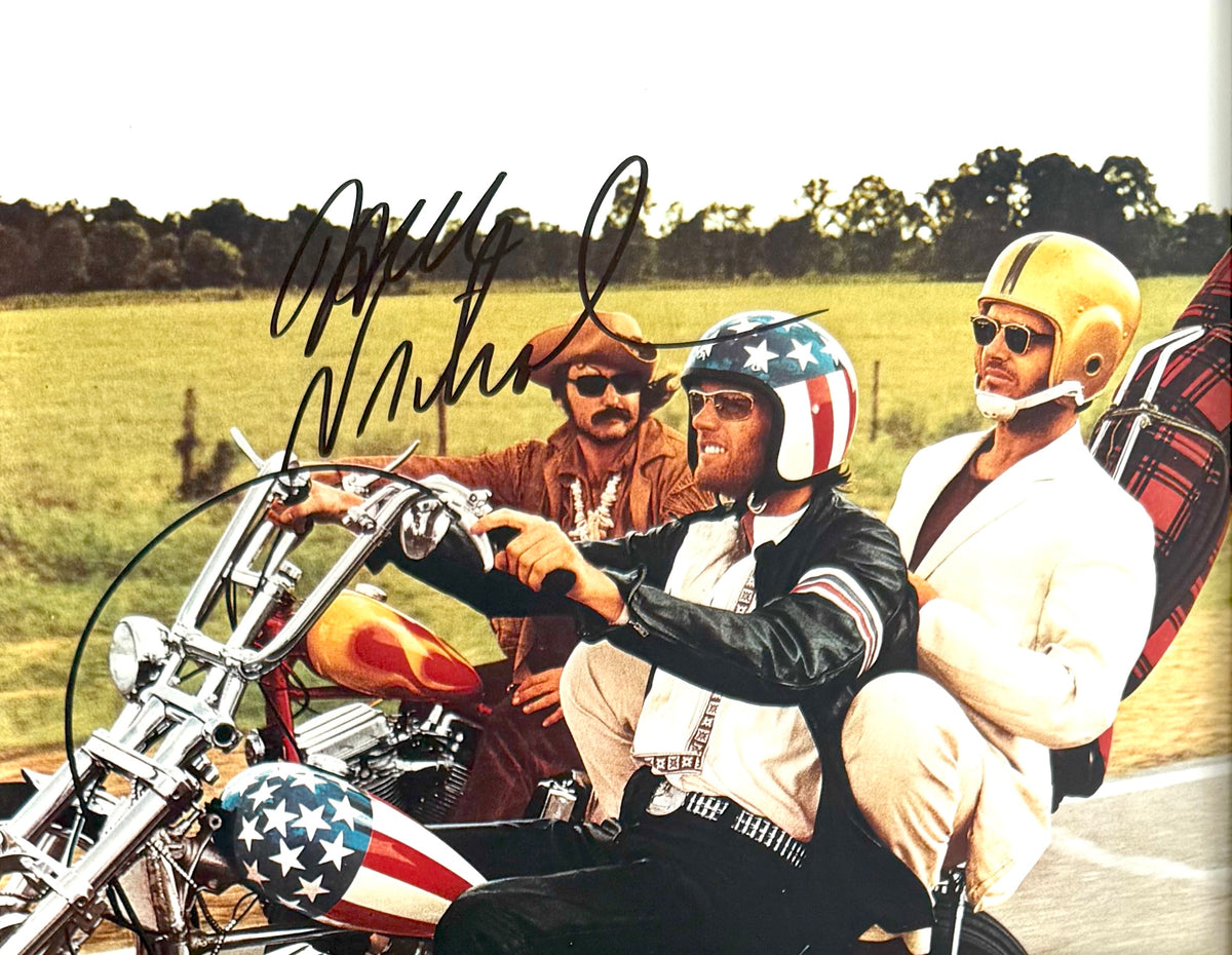 Jack Nicholson, Hand Signed 'Easy Rider' Framed 25cm x 20cm Photo With COA