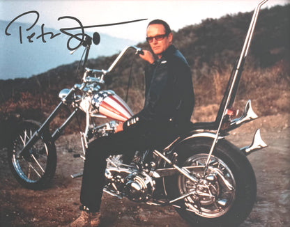 Peter Fonda, Hand Signed 'Easy Rider' Framed 25cm x 20cm Photo With COA