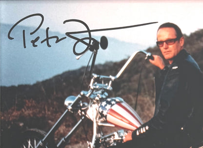 Peter Fonda, Hand Signed 'Easy Rider' Framed 25cm x 20cm Photo With COA