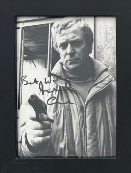 Michael Caine Guaranteed Hand Signed 'Fourth Protocol' Film Photo With COA