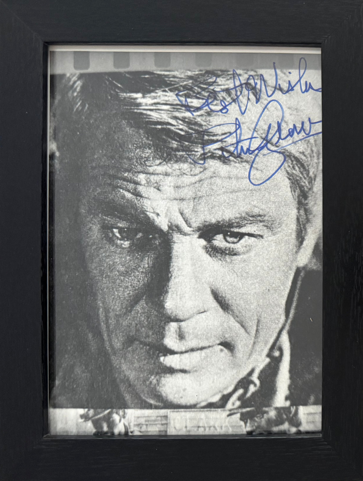 Peter Graves, Iconic Actor, Hand Signed Framed 15cm x 10cm Original Photo & COA