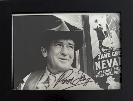 Rod Taylor, Iconic Australian Actor, Hand Signed Framed Original Photo With COA
