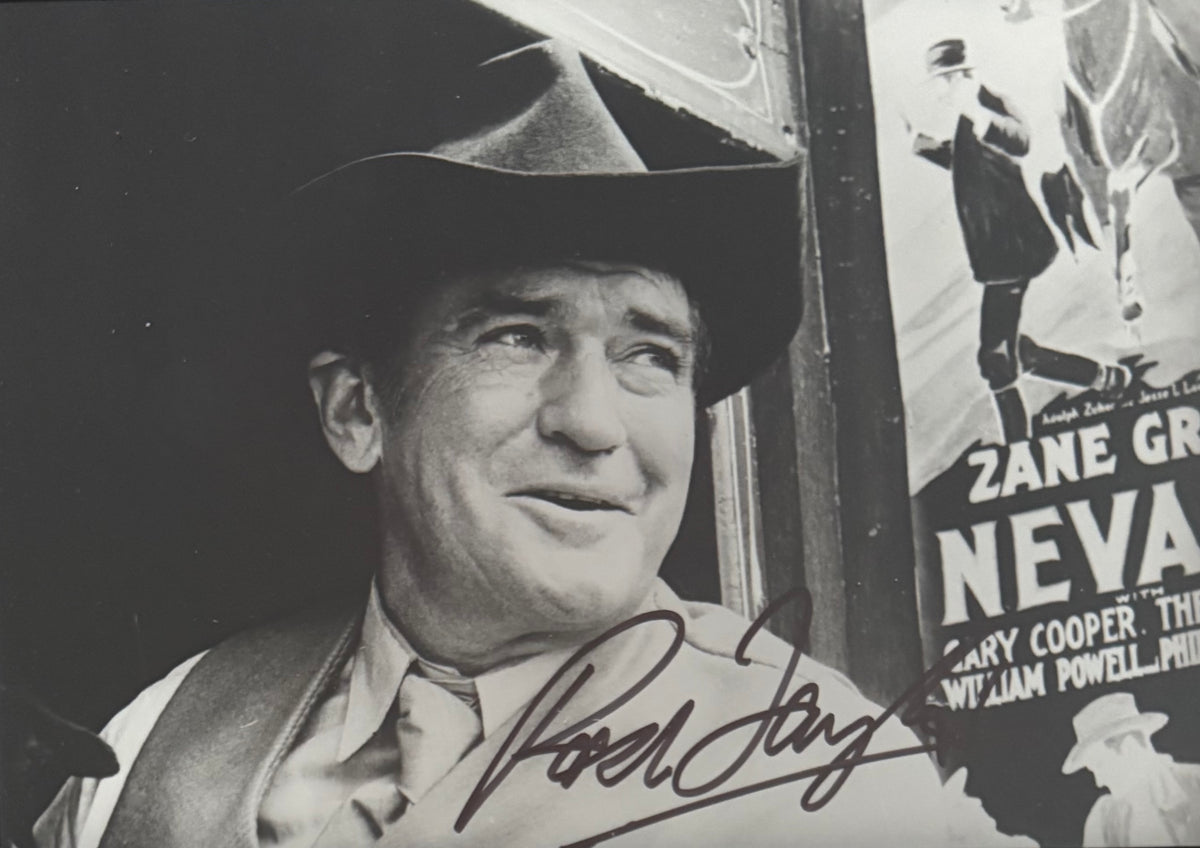Rod Taylor, Iconic Australian Actor, Hand Signed Framed Original Photo With COA