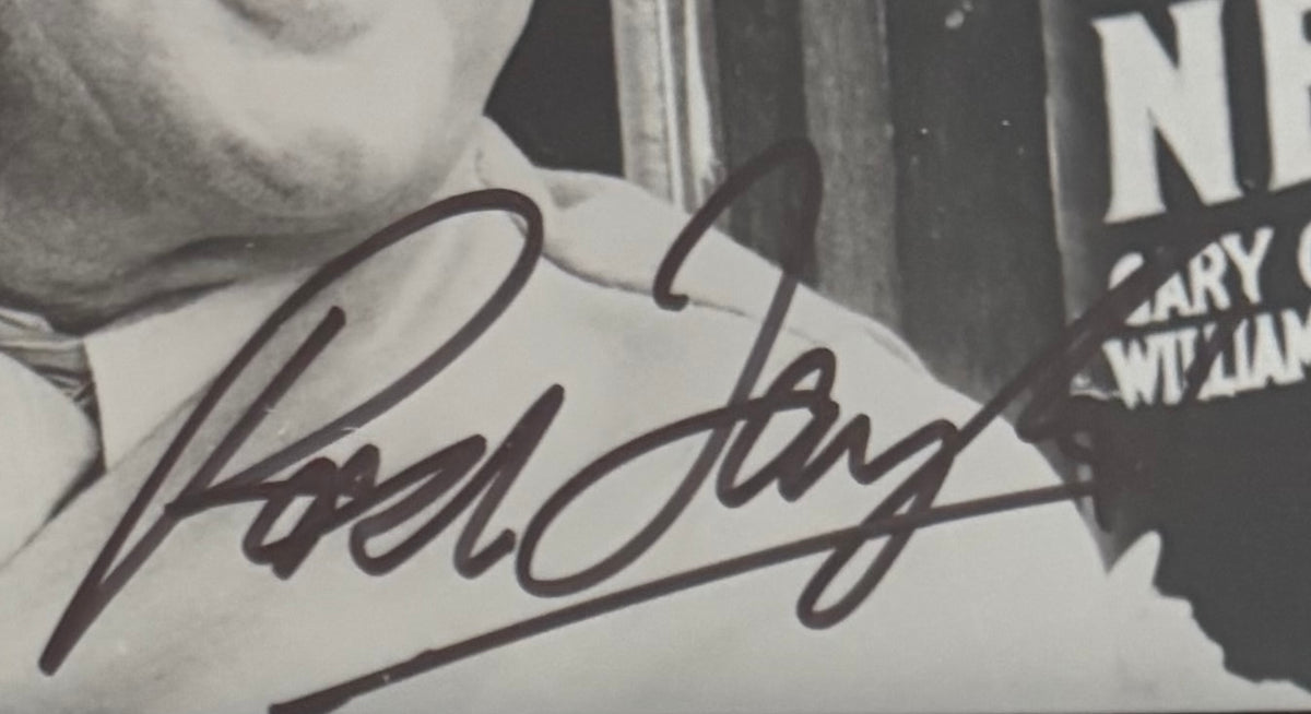 Rod Taylor, Iconic Australian Actor, Hand Signed Framed Original Photo With COA