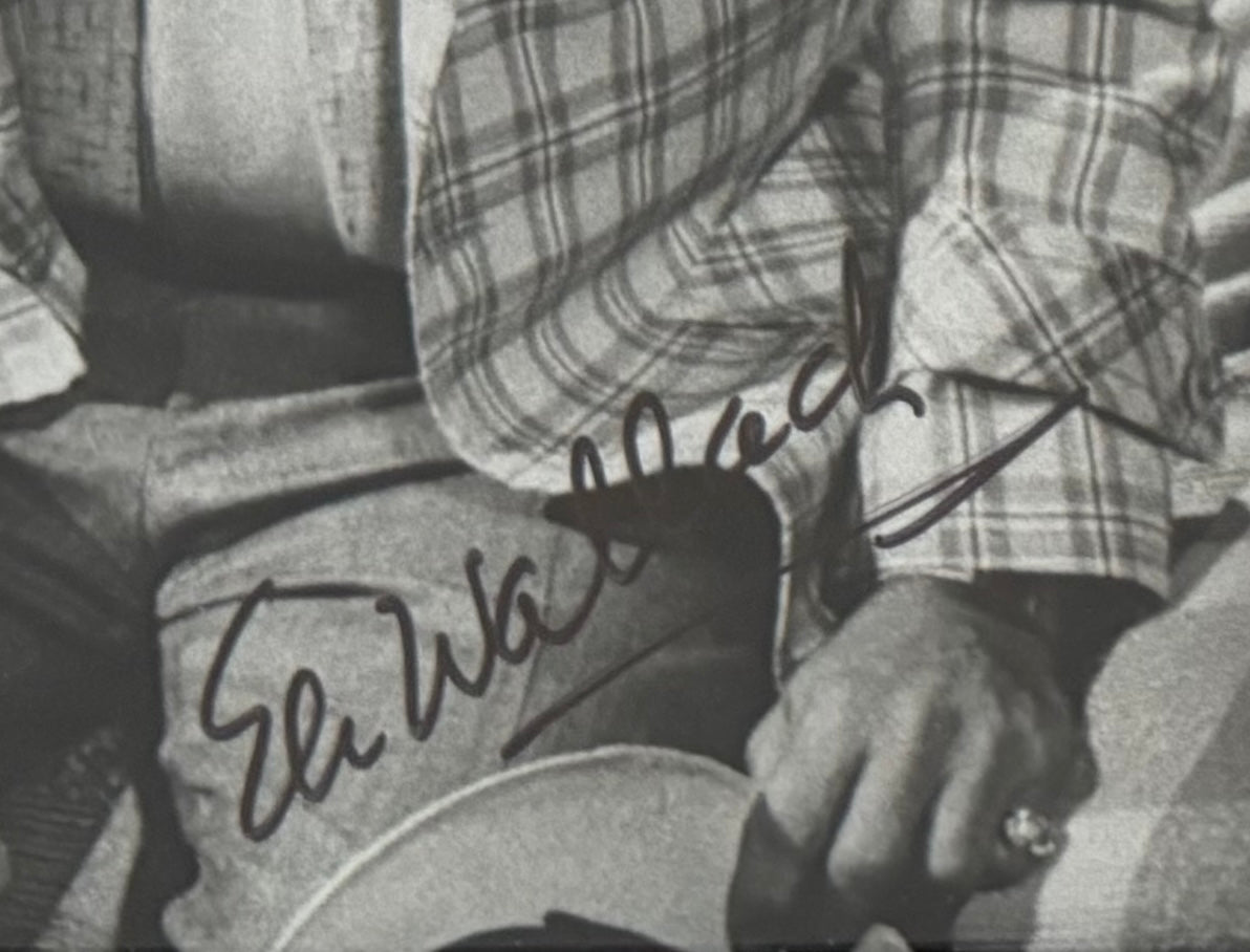 Eli Wallach Hand Signed Framed Original Publicity Photo & COA