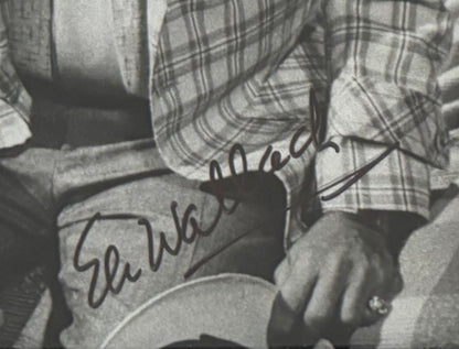 Eli Wallach Hand Signed Framed Original Publicity Photo & COA