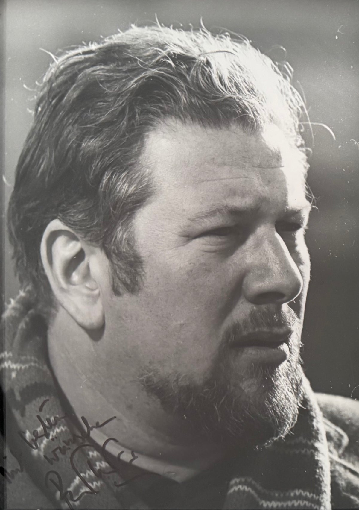 Peter Ustinov, Guaranteed, Hand Signed, Photo Presentation With COA