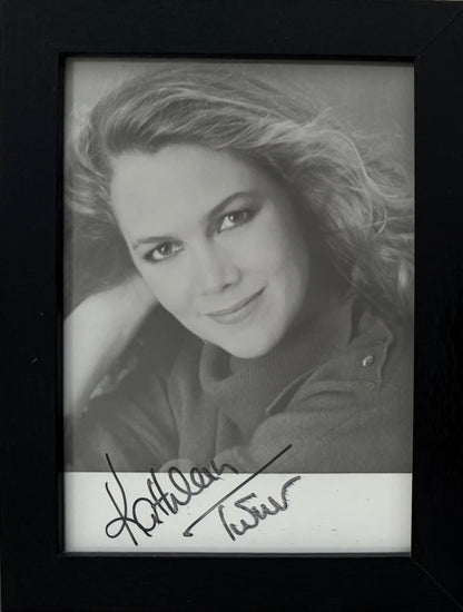 Kathleen Turner, Actress, Guaranteed Hand Signed Framed Photo With COA