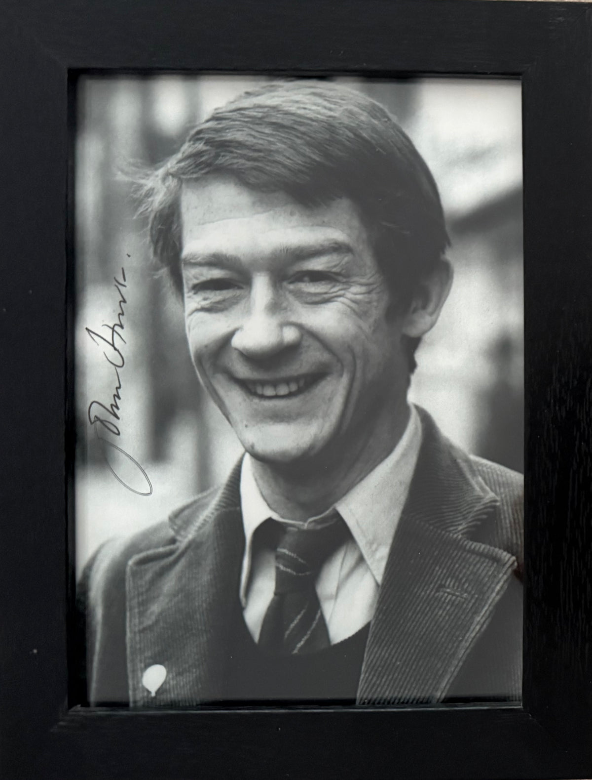 Sir John Hurt, Iconic Actor, Hand Signed Framed 15cm x 10cm Original Photo & COA