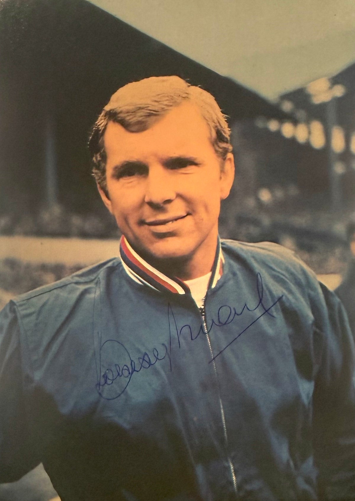 Bobby Moore, England 1966 Legend, Guaranteed Hand Signed 1970 Postcard & COA