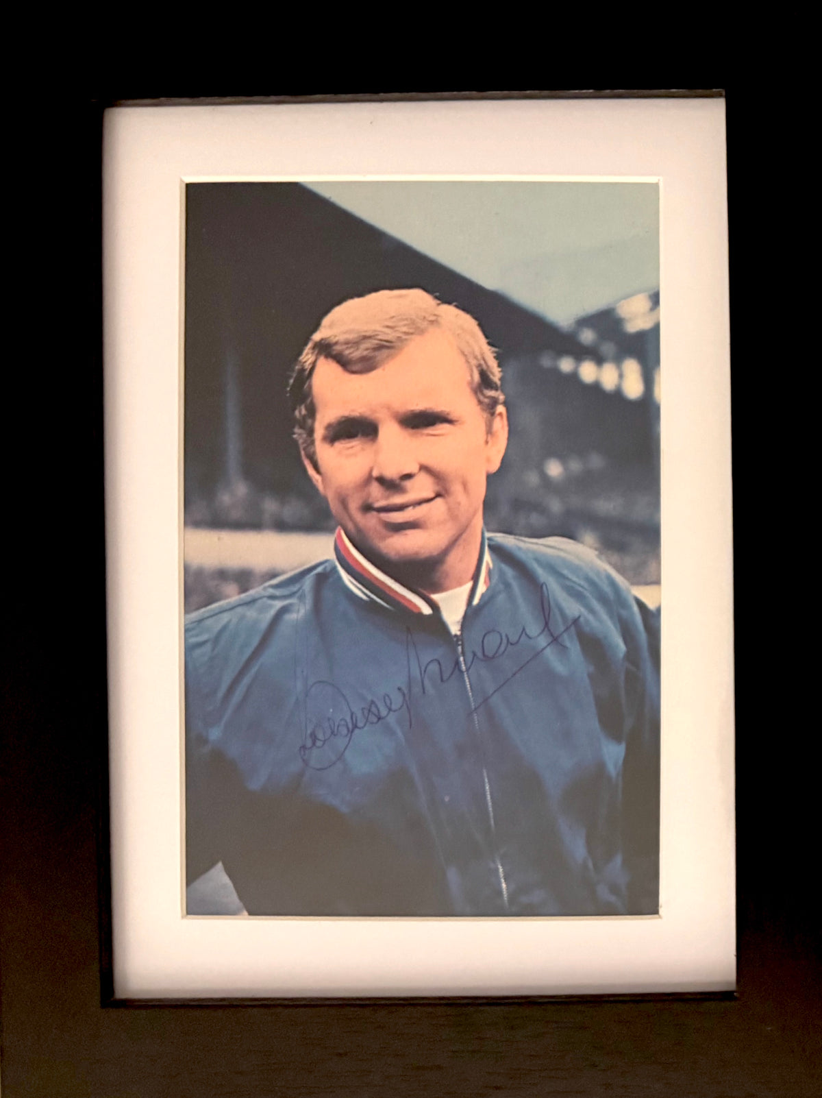 Bobby Moore, England 1966 Legend, Guaranteed Hand Signed 1970 Postcard & COA