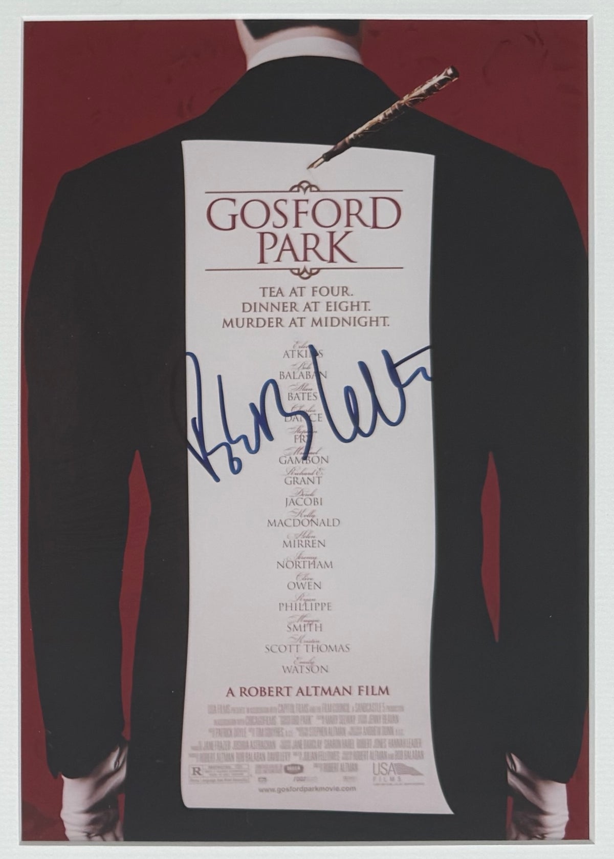 Robert Altman, Director, Hand Signed Framed, Mounted Original Publicity Photo & COA
