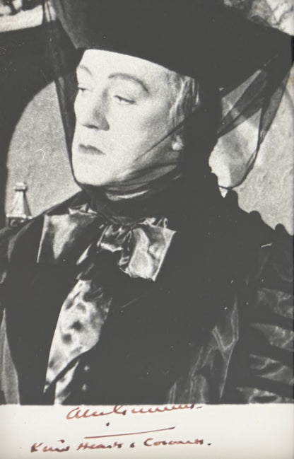Sir Alec Guinness, Hand Signed Framed 15cm x 10cm Original Film Photo With COA