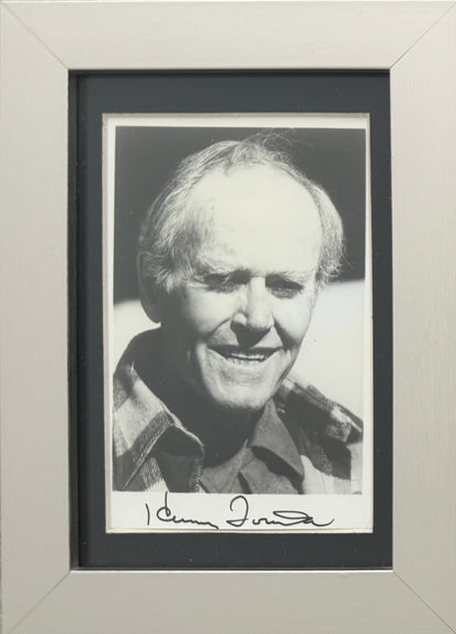 Henry Fonda, Hand Signed Original Framed Publicity Photo With COA