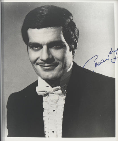 Omar Sharif Hand Signed Framed (25x20cm) Photo Presentation With COA