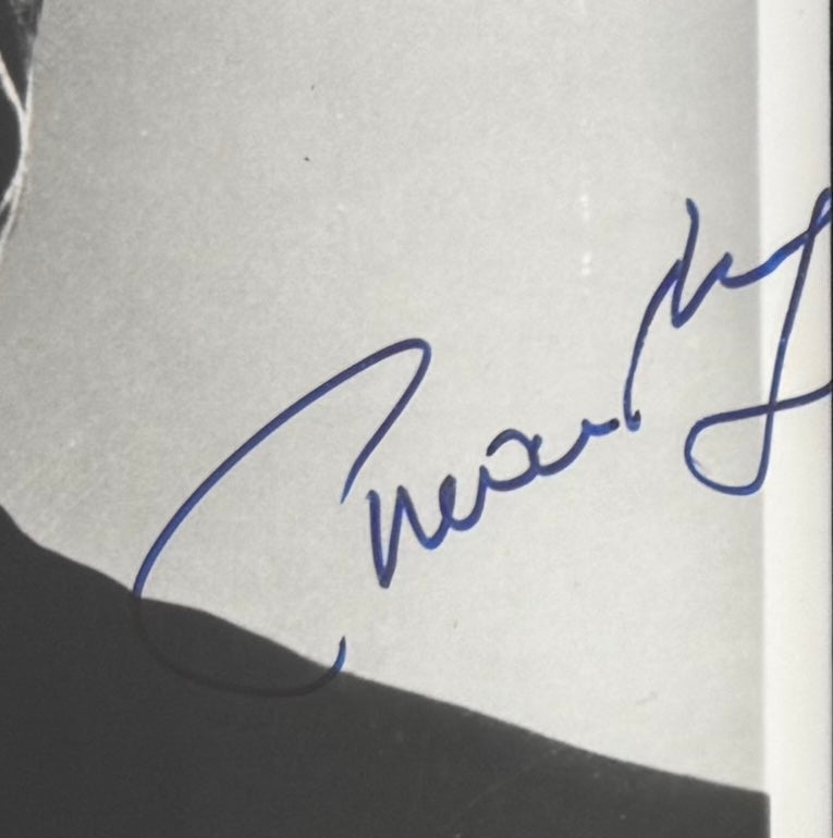 Omar Sharif Hand Signed Framed (25x20cm) Photo Presentation With COA
