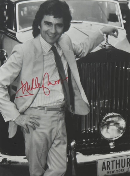 Dudley Moore, Hand Signed Framed 25cm x 20cm Original 'Arthur' Photo & COA