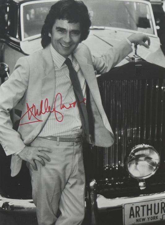 Dudley Moore, Hand Signed Framed 25cm x 20cm Original 'Arthur' Photo & COA