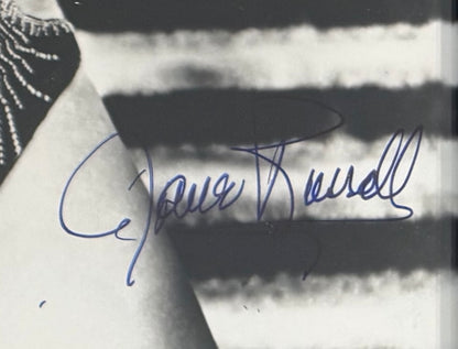 Jane Russell, American Actress, Hand Signed Original Film Photo & COA