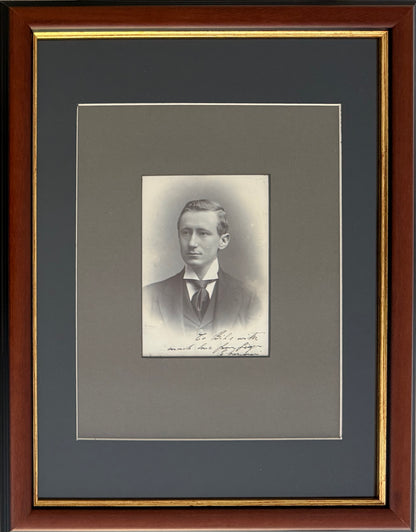 Guglielmo Marconi, Hand Signed Written Historic Photo Presentation & COA