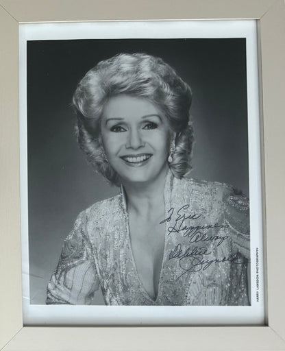 Debbie Reynolds, Hand Signed Framed Photo, With COA