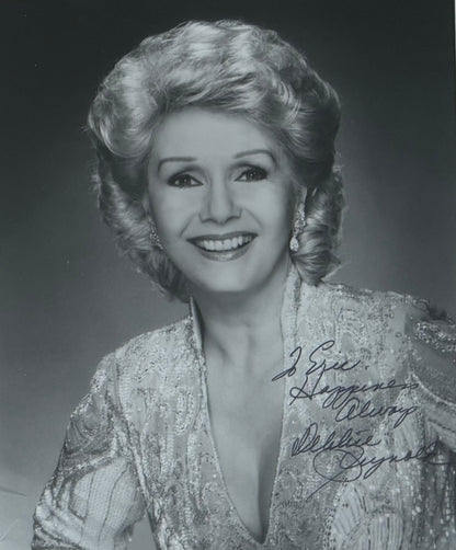 Debbie Reynolds, Hand Signed Framed Photo, With COA
