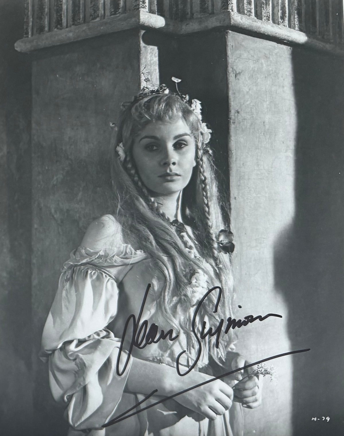 Jean Simmons, Actress, Hand Signed Framed Official Original Film Photo & COA