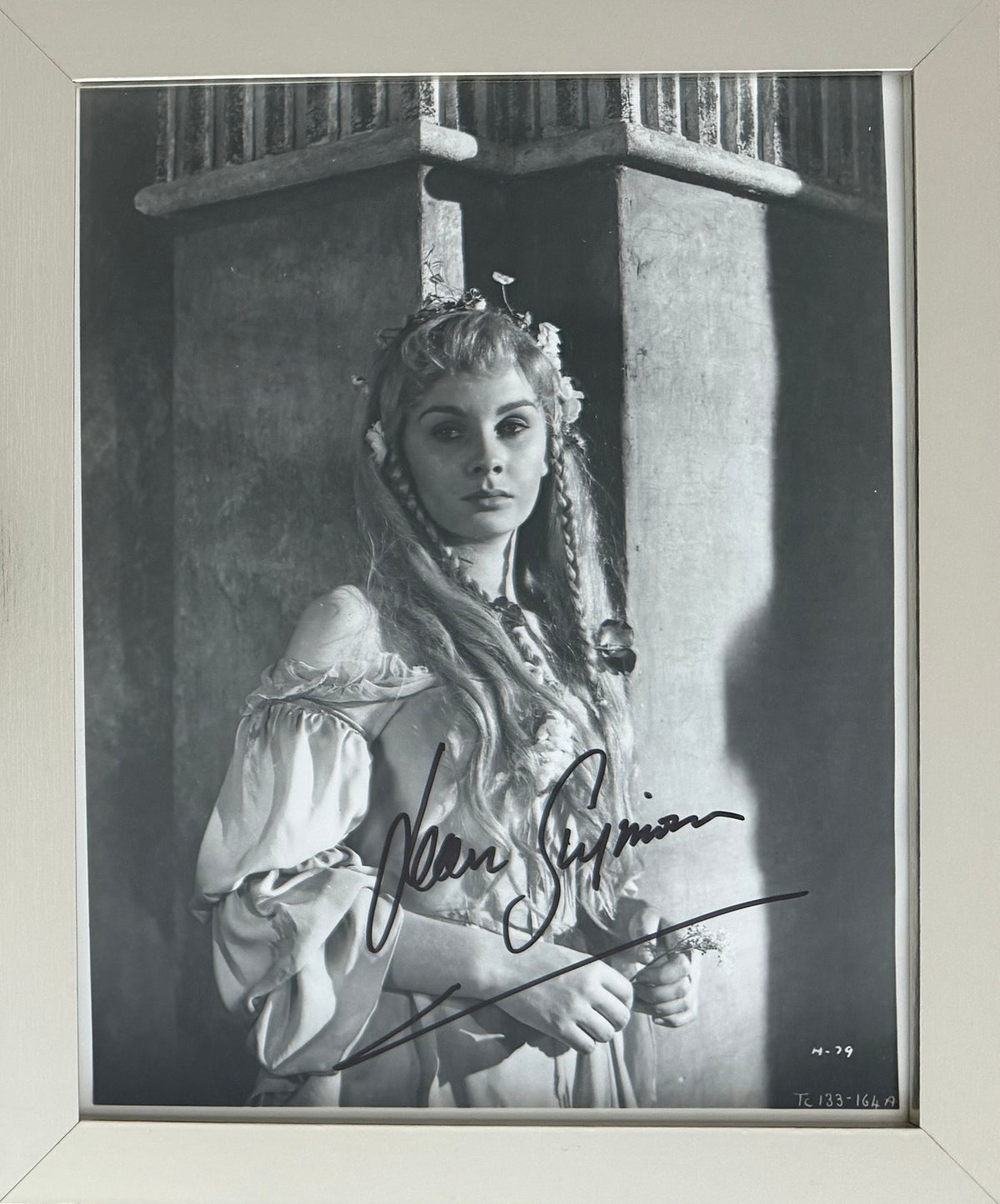 Jean Simmons, Actress, Hand Signed Framed Official Original Film Photo & COA