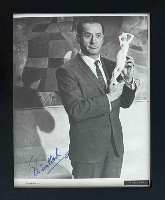 Eli Wallach Hand Signed Framed Original Publicity Photo & COA