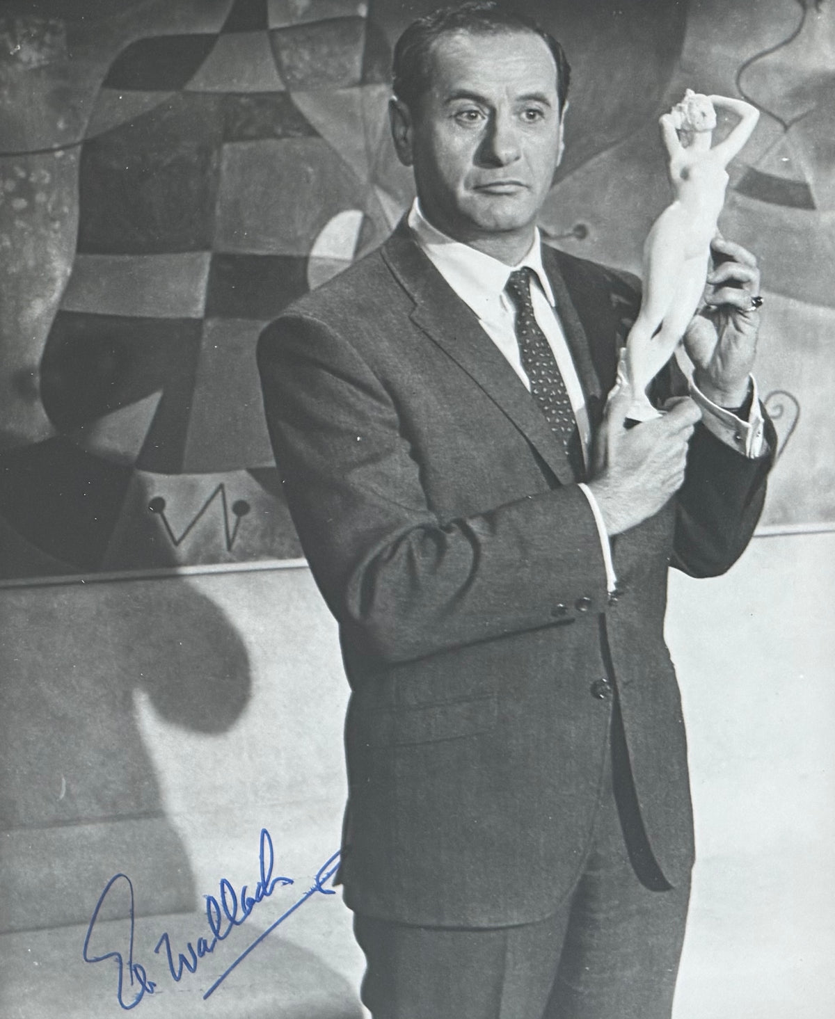 Eli Wallach Hand Signed Framed Original Publicity Photo & COA