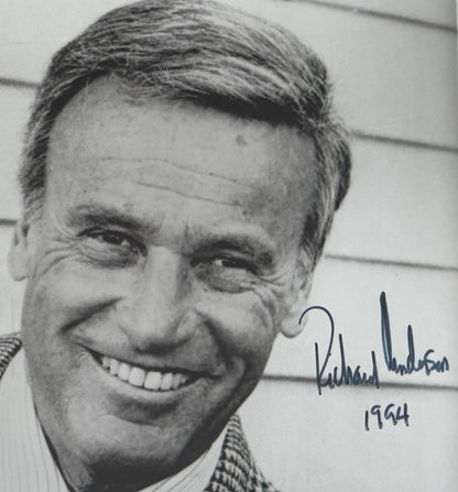 Richard Anderson, Six Million Dollar Man, Hand Signed Framed Original Publicity Photo & COA