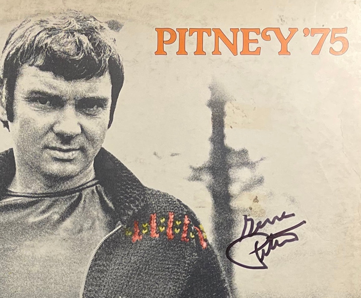 GENE PITNEY HAND SIGNED FRAMED (45cm x 45cm) ALBUM WITH COA