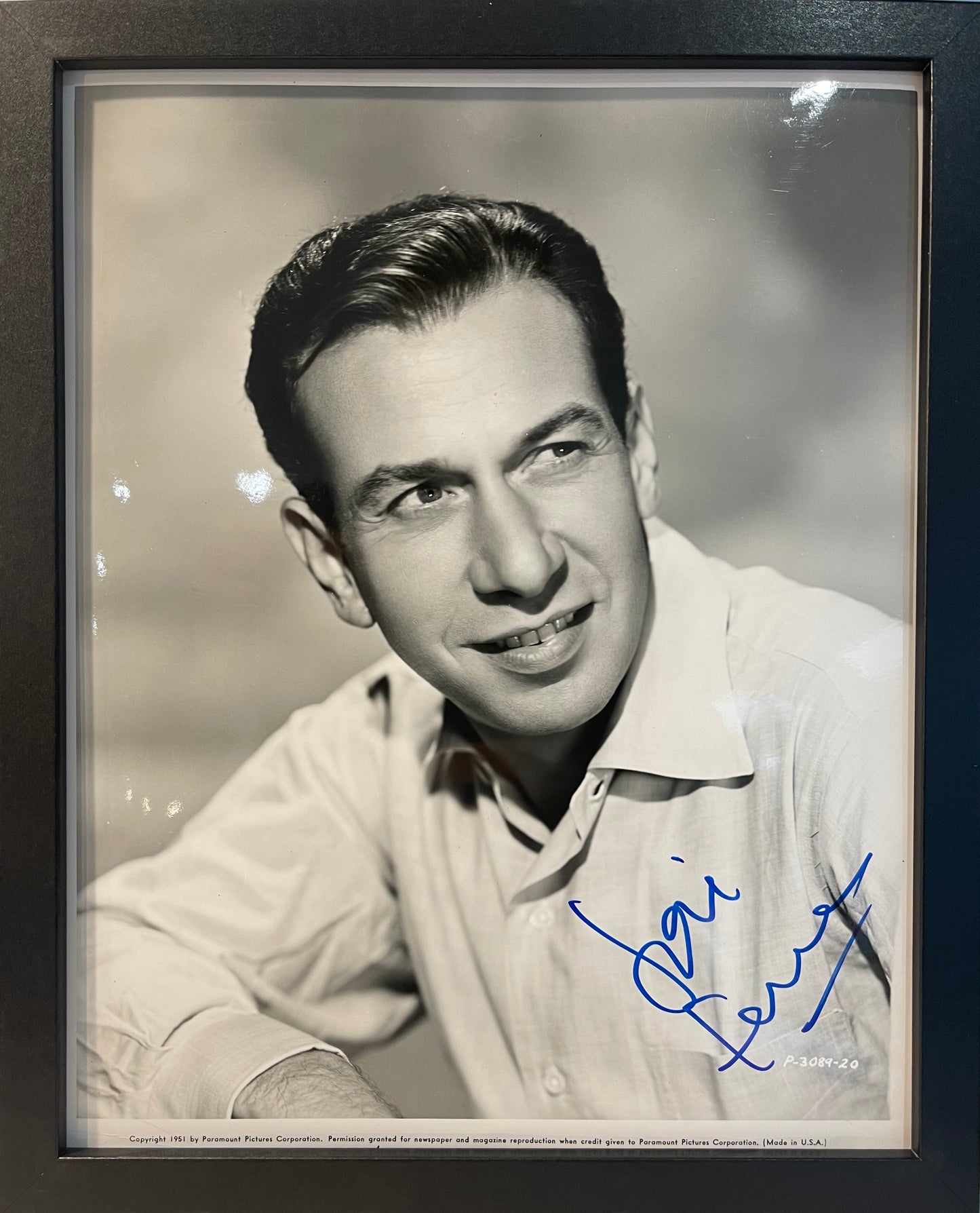 JOSE FERRER FAMOUS ACTOR HAND SIGNED FILM PHOTO WITH COA