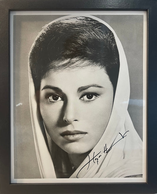 HAYA HARAREET HAND SIGNED FRAMED BEN HUR PHOTO WITH COA