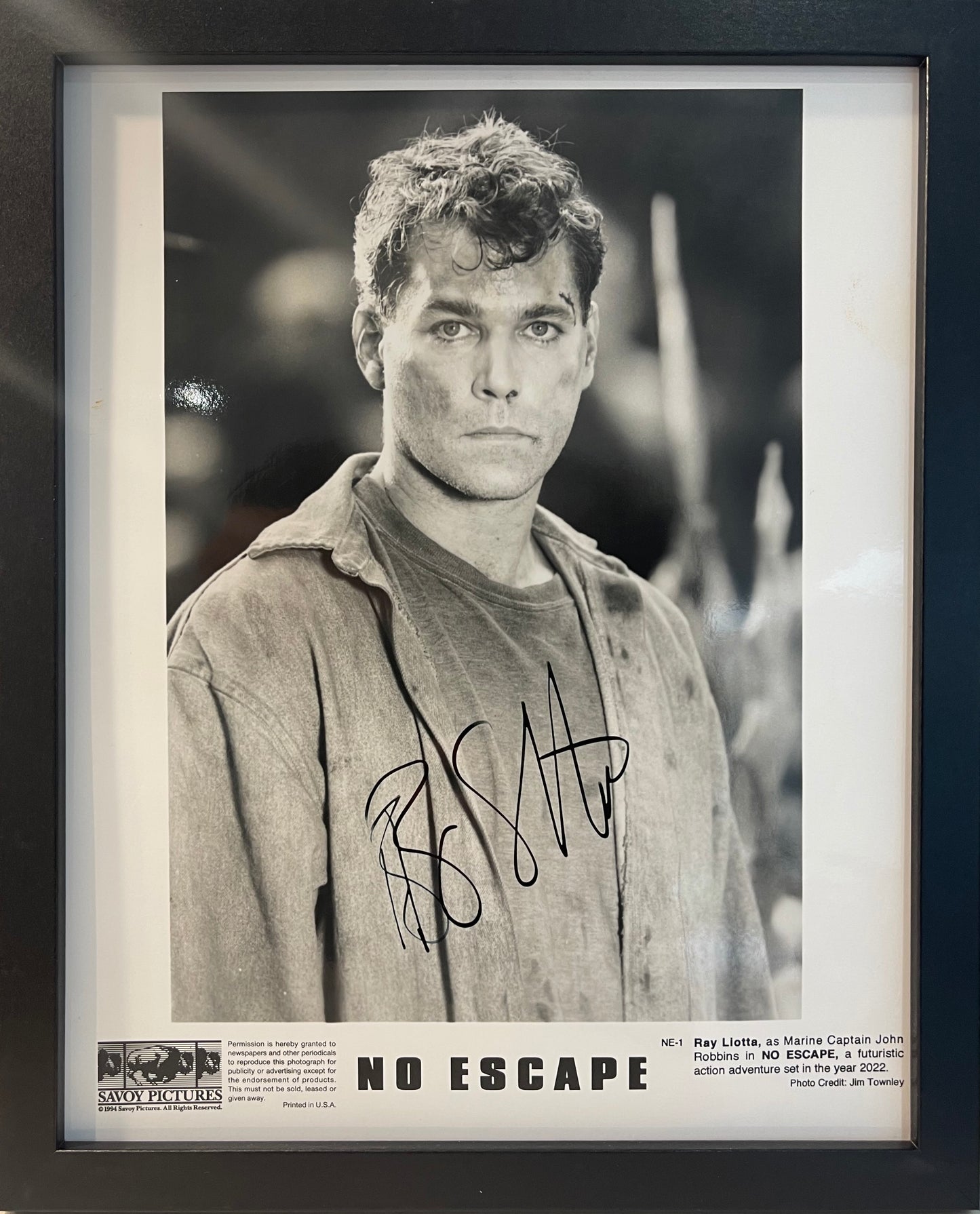 RAY LIOTTA FAMOUS ACTOR HAND SIGNED FILM PHOTO WITH COA